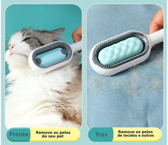 Escova Removedora de Pelos 3 em 1