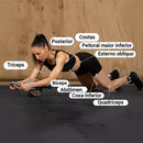 Tencologia Movimento Rebote de Slide Roler - Exercício de fitness em casa