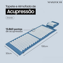 KIT: Tapete Massageador de Acupressão Marzochi +(Almofada e Bolsa de Brinde)