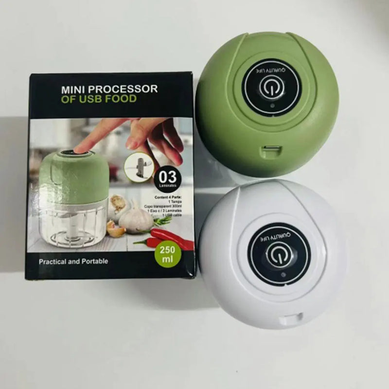 Mini Triturador Elétrico Portátil USB