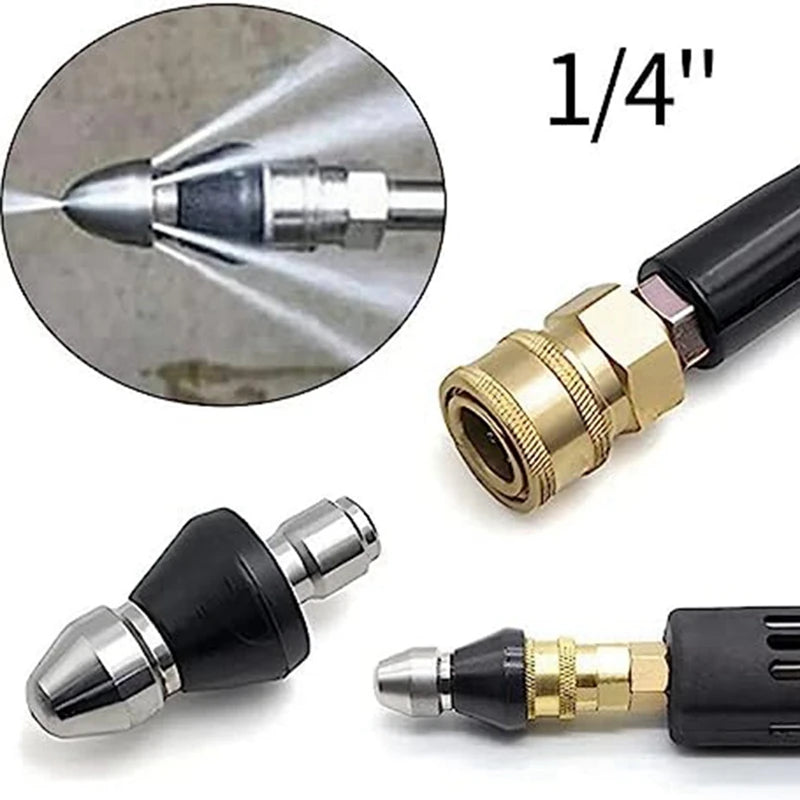 Bico de Jato de Alta Pressão Para Desentupimento e Limpeza